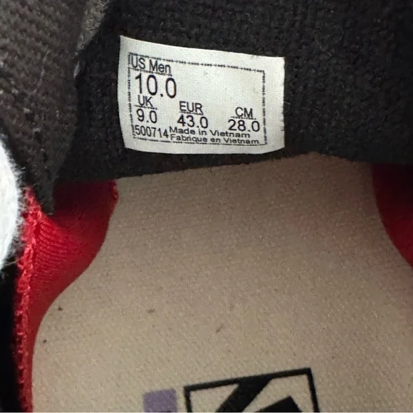 NIB Vans Skate SK8 Hi Black/Ture White US Mens 10 Extra Laces - Picture 5 of 6